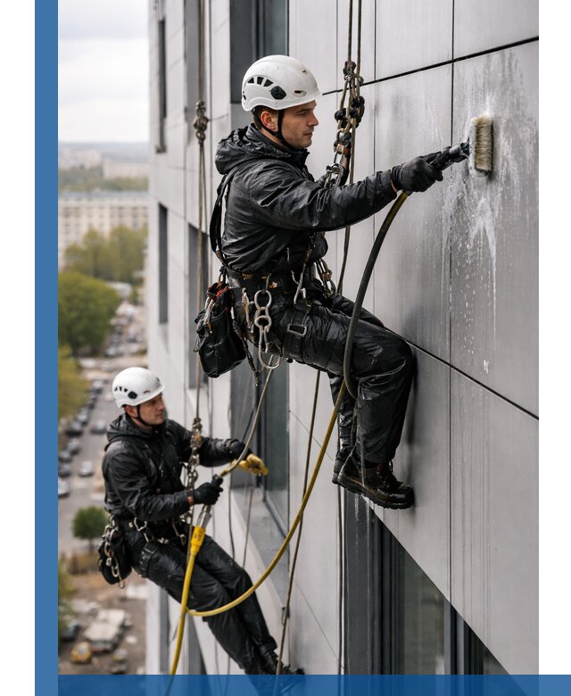 Профессиональная мойка фасада из композита в Надыме