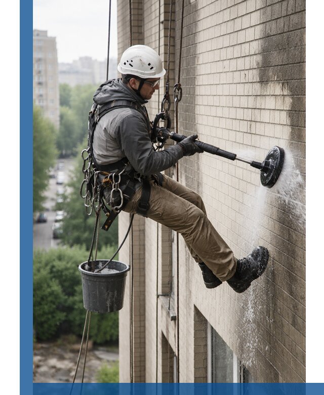 Очистка фасада от копоти в Надыме профессионально и безопасно