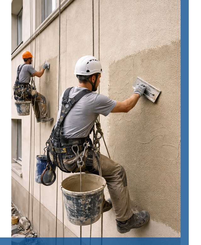 Декоративная штукатурка фасада в Надыме от 1245 р. | ВЫСОТНИК-Ндм