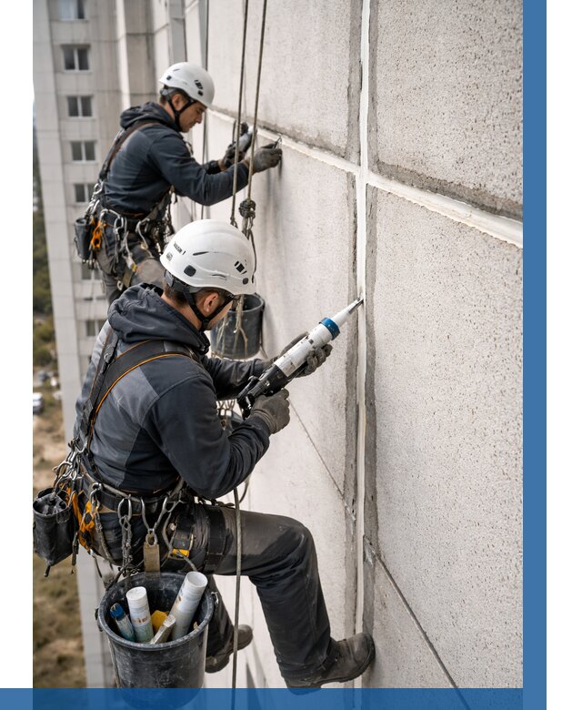 Герметизация межпанельных швов в Надыме от 726 р. | ВЫСОТНИК-Ндм
