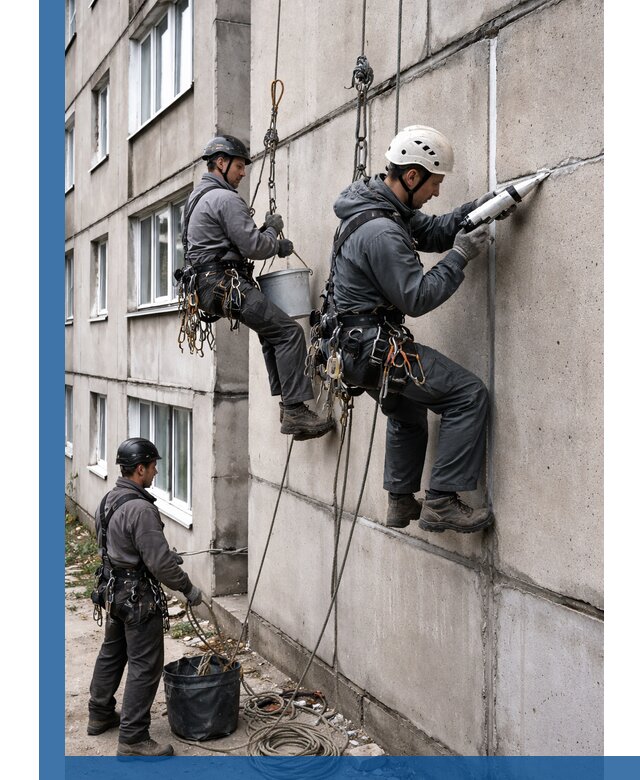 Герметизация межпанельных швов в Надыме с гарантией герметичности