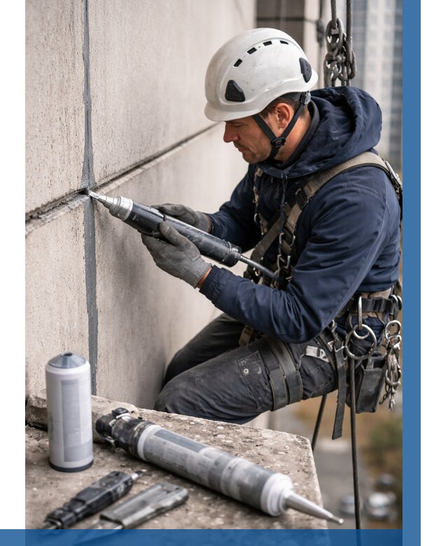 Вторичная герметизация швов в Надыме от 467 р. | ВЫСОТНИК-Ндм