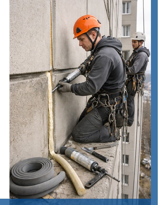 Теплый шов межпанельные швы в Надыме от 726 р. | ВЫСОТНИК-Ндм