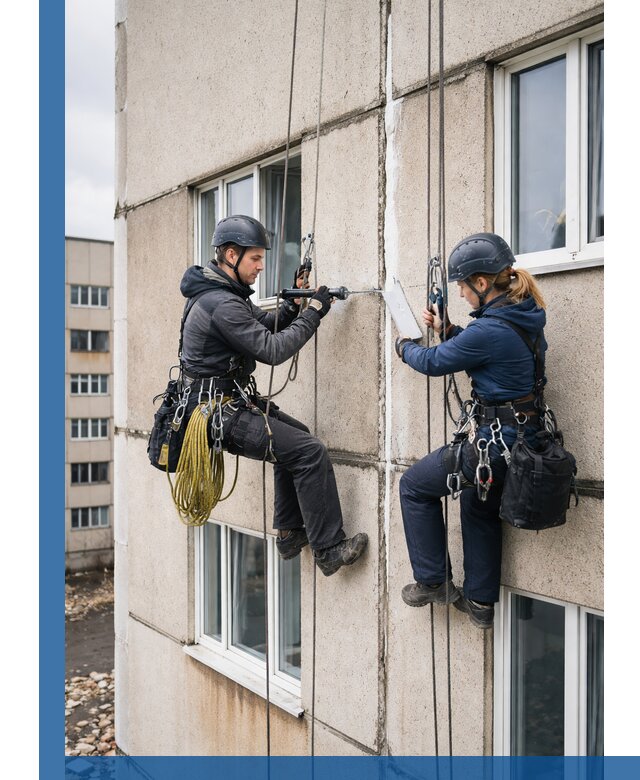 Герметизация межпанельных швов тёплым швом в Надыме