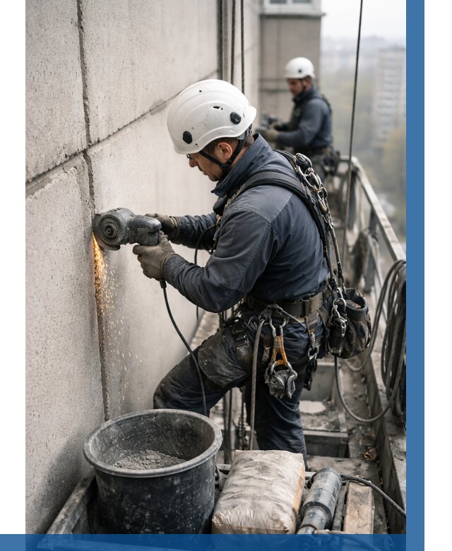 Штробление межпанельных швов в Надыме от 1245 р. | ВЫСОТНИК-Ндм