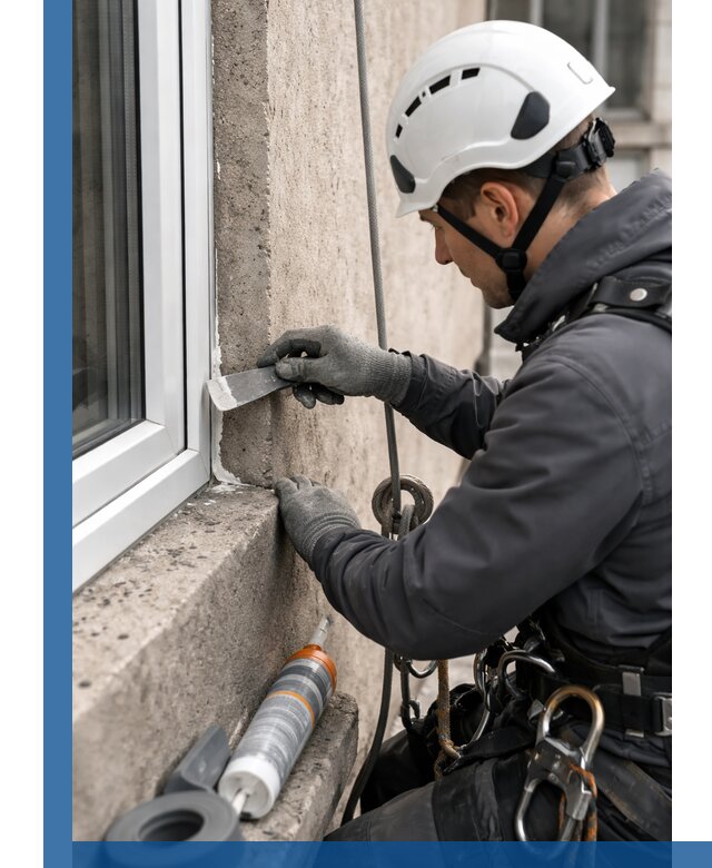 Герметизация монтажных швов окон в Надыме с гарантией качества