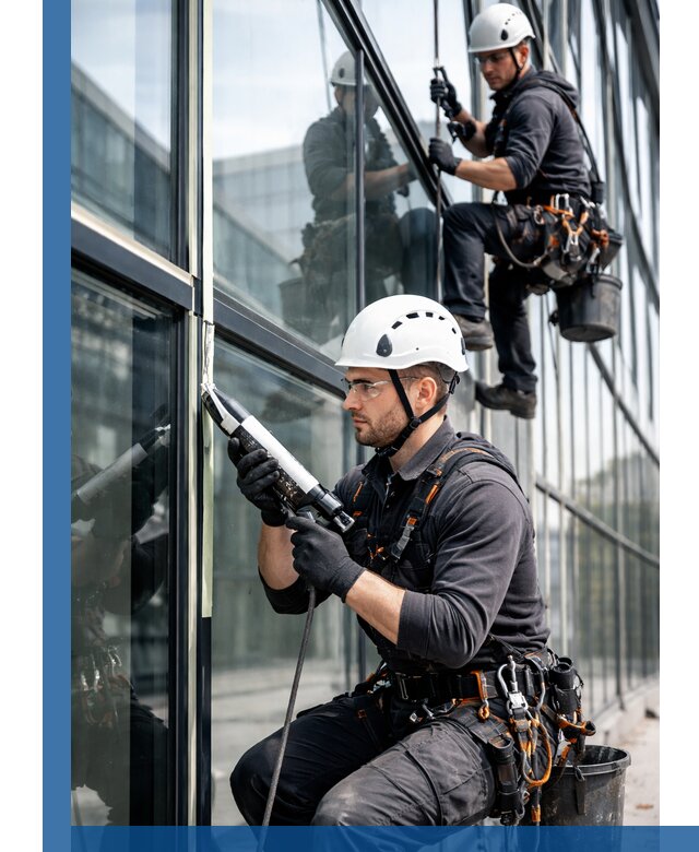 Герметизация витражных швов в Надыме для зданий и фасадов