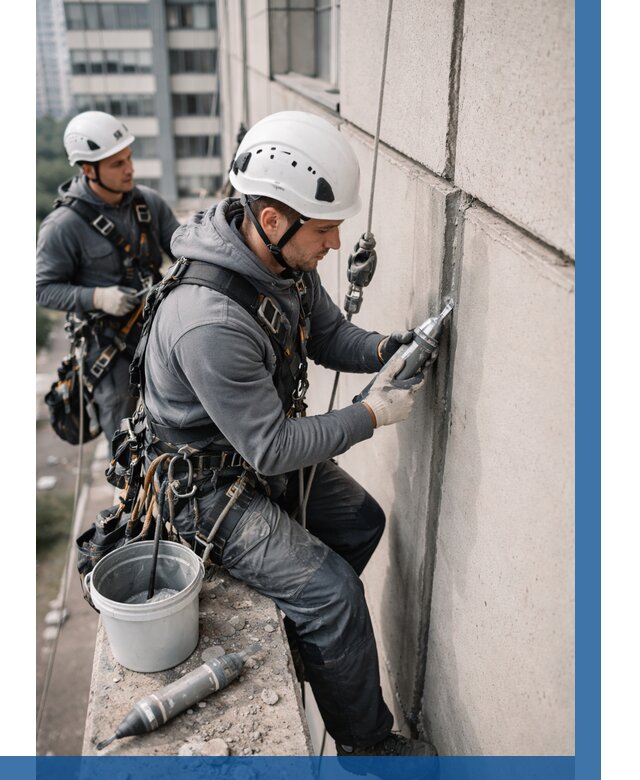 Ремонт деформационных швов здания в Надыме от 1038 р. | ВЫСОТНИК-Ндм