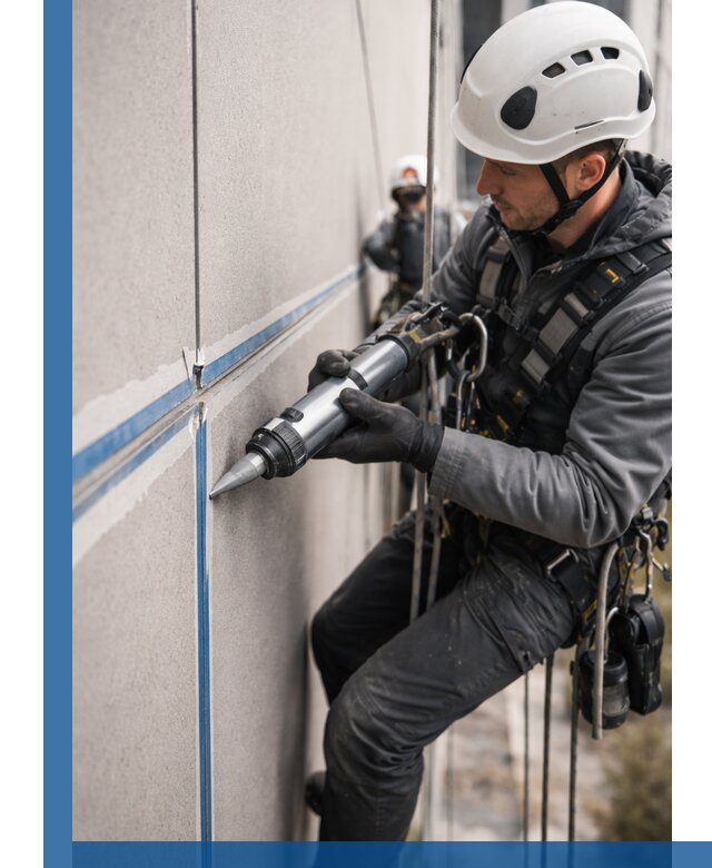 Герметизация стыков фасадных панелей в Надыме качественно и быстро