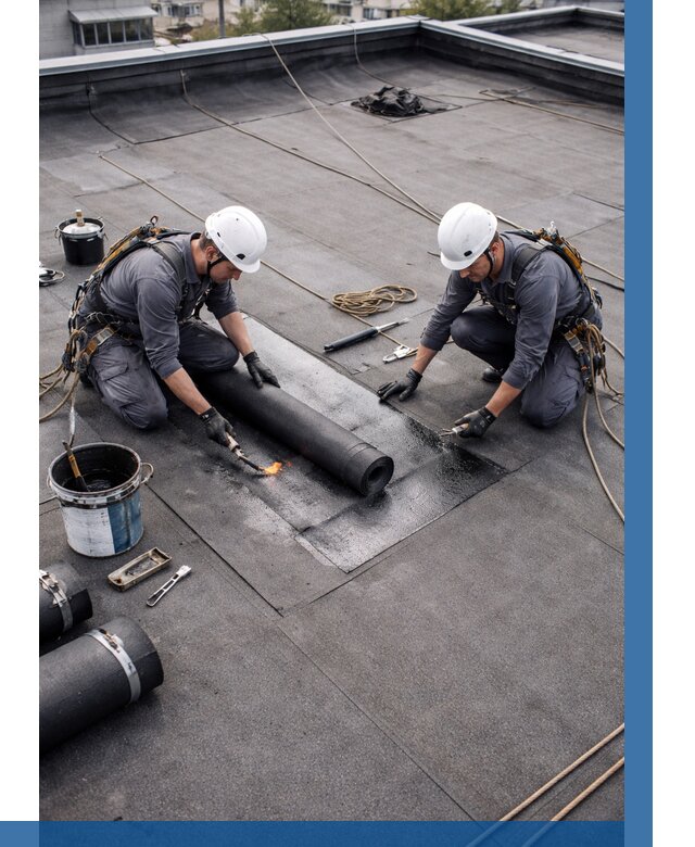 Ремонт мягкой кровли под ключ в Надыме от 726 р. | ВЫСОТНИК-Ндм