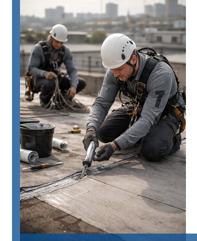 Аварийное и капитальное устранение протечек кровли в Надыме