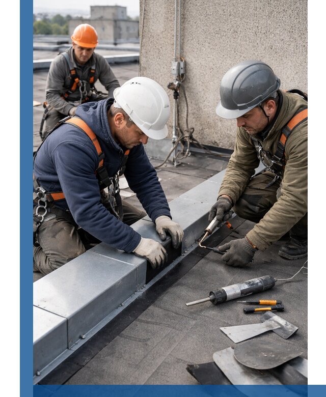 Ремонт кровельных примыканий в Надыме профессионально