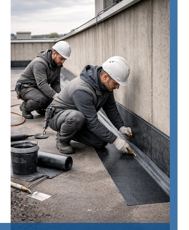 Гидроизоляция примыканий на кровле в Надыме от 934 р. | ВЫСОТНИК-Ндм