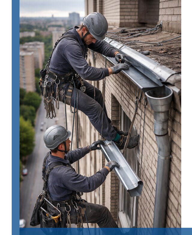Ремонт водосточных желобов в Надыме, быстро и качественно