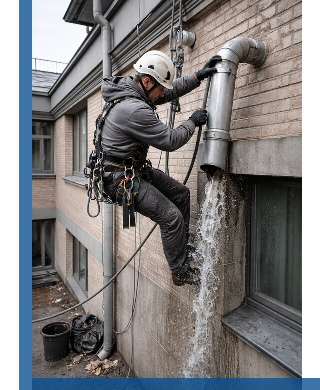 Профессиональная прочистка водосточных труб в Надыме с гарантией