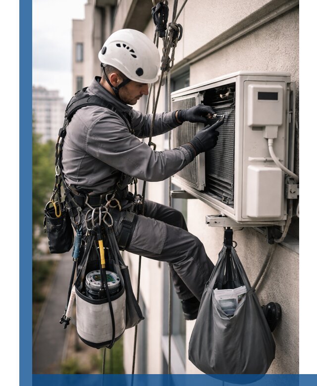 Обслуживание внешнего блока кондиционера в Надыме профессионально