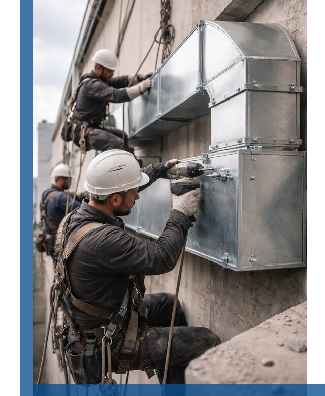 Профессиональный монтаж вентиляционных коробов в Надыме под ключ