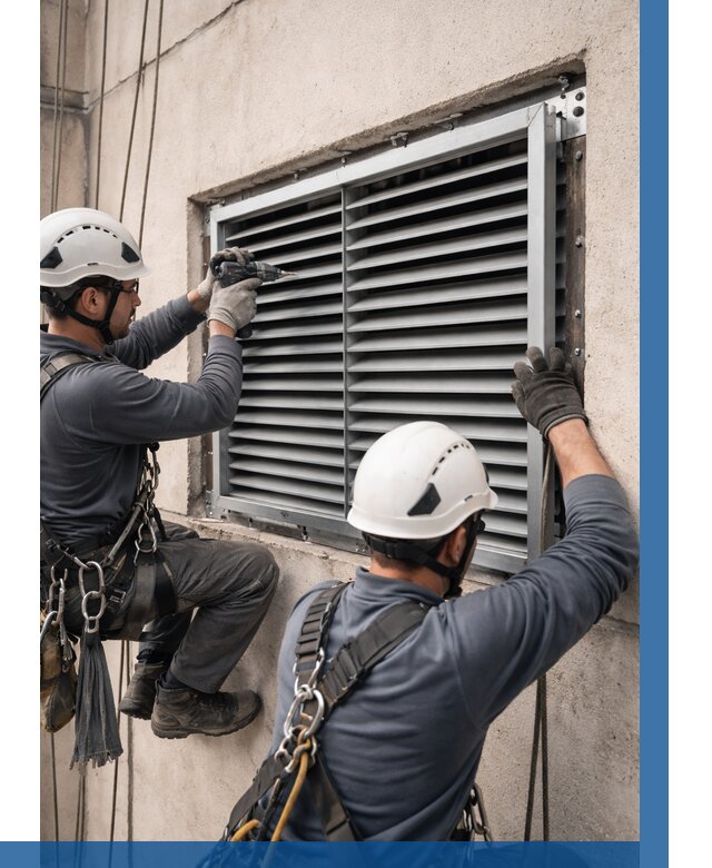 Монтаж вентиляционных решеток в Надыме от 4670 р. | ВЫСОТНИК-Ндм