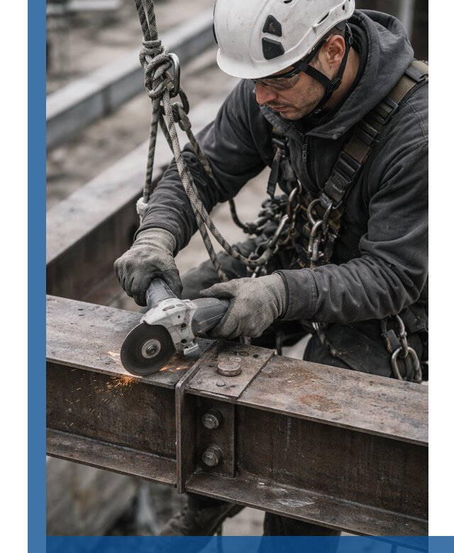 Резка металла на высоте в Надыме для зданий и конструкций