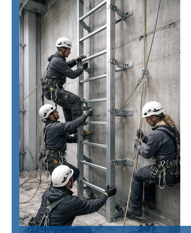 Монтаж металлических лестниц в Надыме под ключ со гарантией