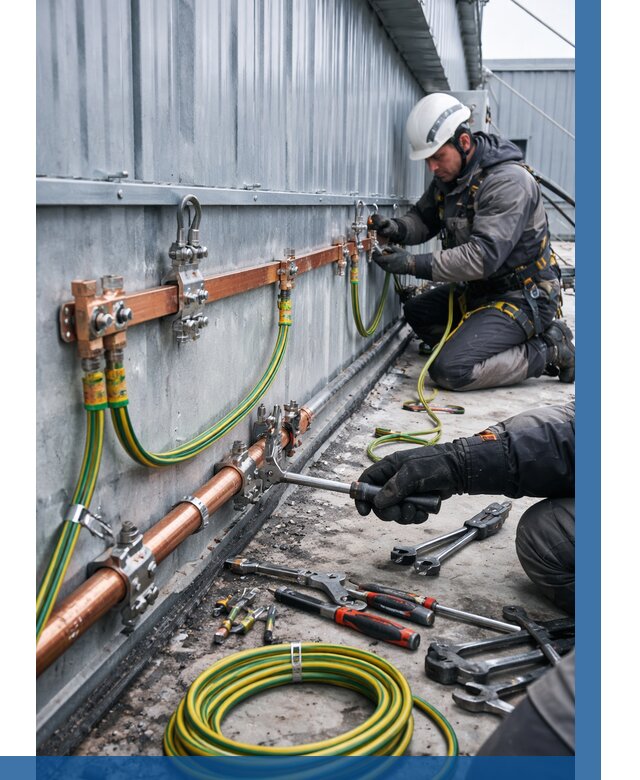 Монтаж заземления здания в Надыме от 25945 р. | ВЫСОТНИК-Ндм