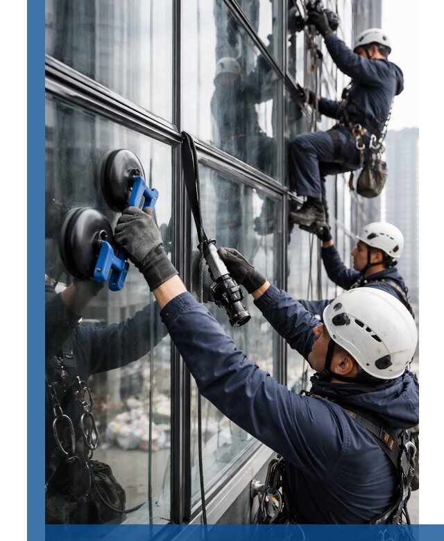 Радиусное остекление фасадов под ключ в Надыме с гарантиями