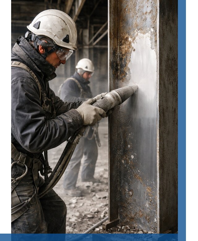 Удаление старой краски с металла в Надыме от 467 р. | ВЫСОТНИК-Ндм