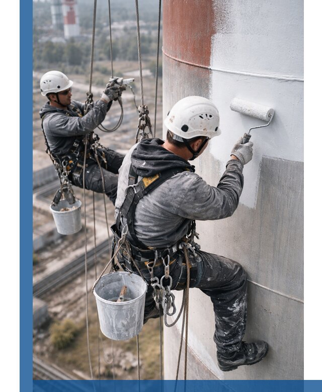 Покраска дымовых труб в Надыме: антикоррозийная защита и восстановление