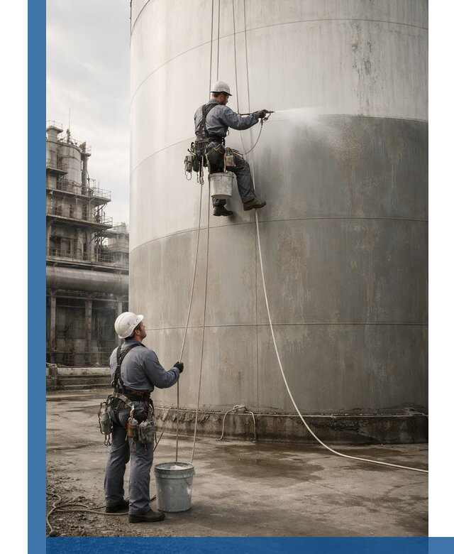 Покраска стальных резервуаров и емкостей в Надыме профессионально