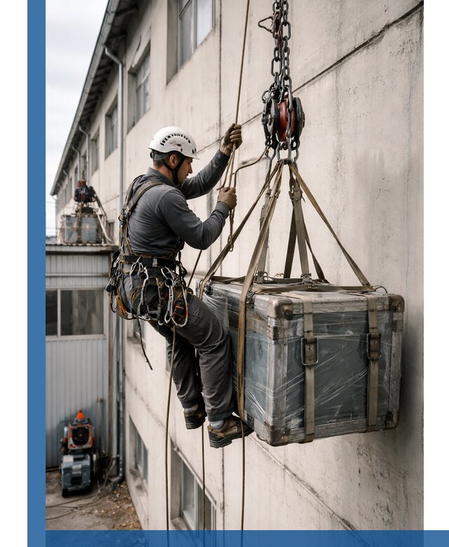 Подъем грузов на высоту в Надыме для промышленных объектов