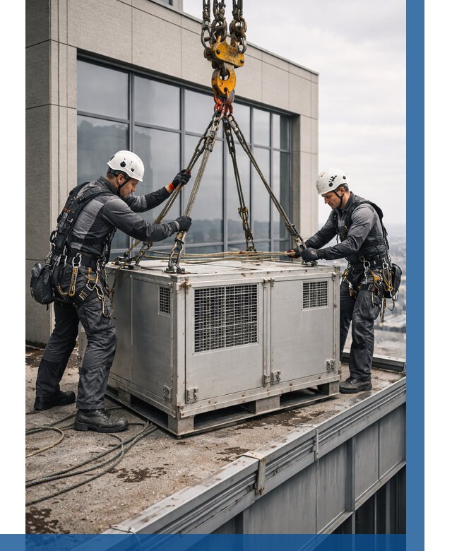 Такелажные работы на высоте в Надыме от 8302 р. | ВЫСОТНИК-Ндм