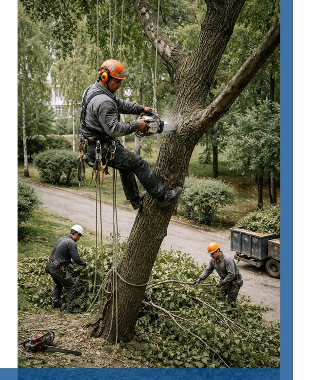 Кронирование деревьев в Надыме от 6746 р. | ВЫСОТНИК-Ндм