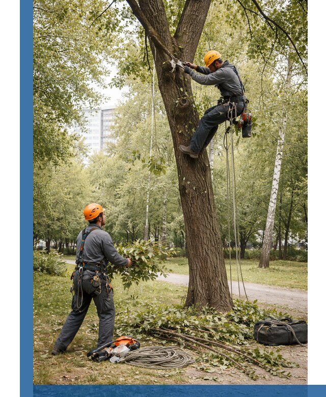 Санитарная обрезка деревьев в Надыме, профессионально и безопасно
