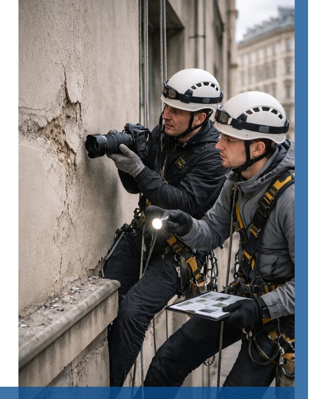 Фотофиксация дефектов фасада в Надыме от 4670 р. | ВЫСОТНИК-Ндм