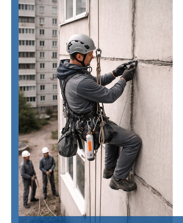 Обследование межпанельных швов и герметизация в Надыме