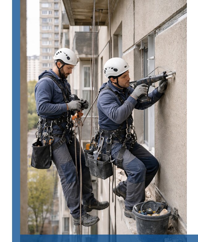 Промышленные альпинисты высотные работы и монтаж в Надыме